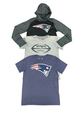 🏈 Patriots Bundle 🏈 Kids 3-Pack tees - YL /XL size 16